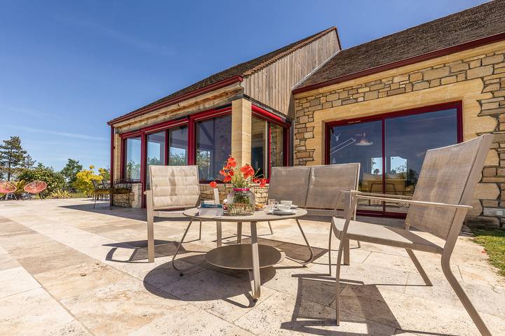 Gîte pour 8 personnes, avec Piscine à Florimont-Gaumier - 4