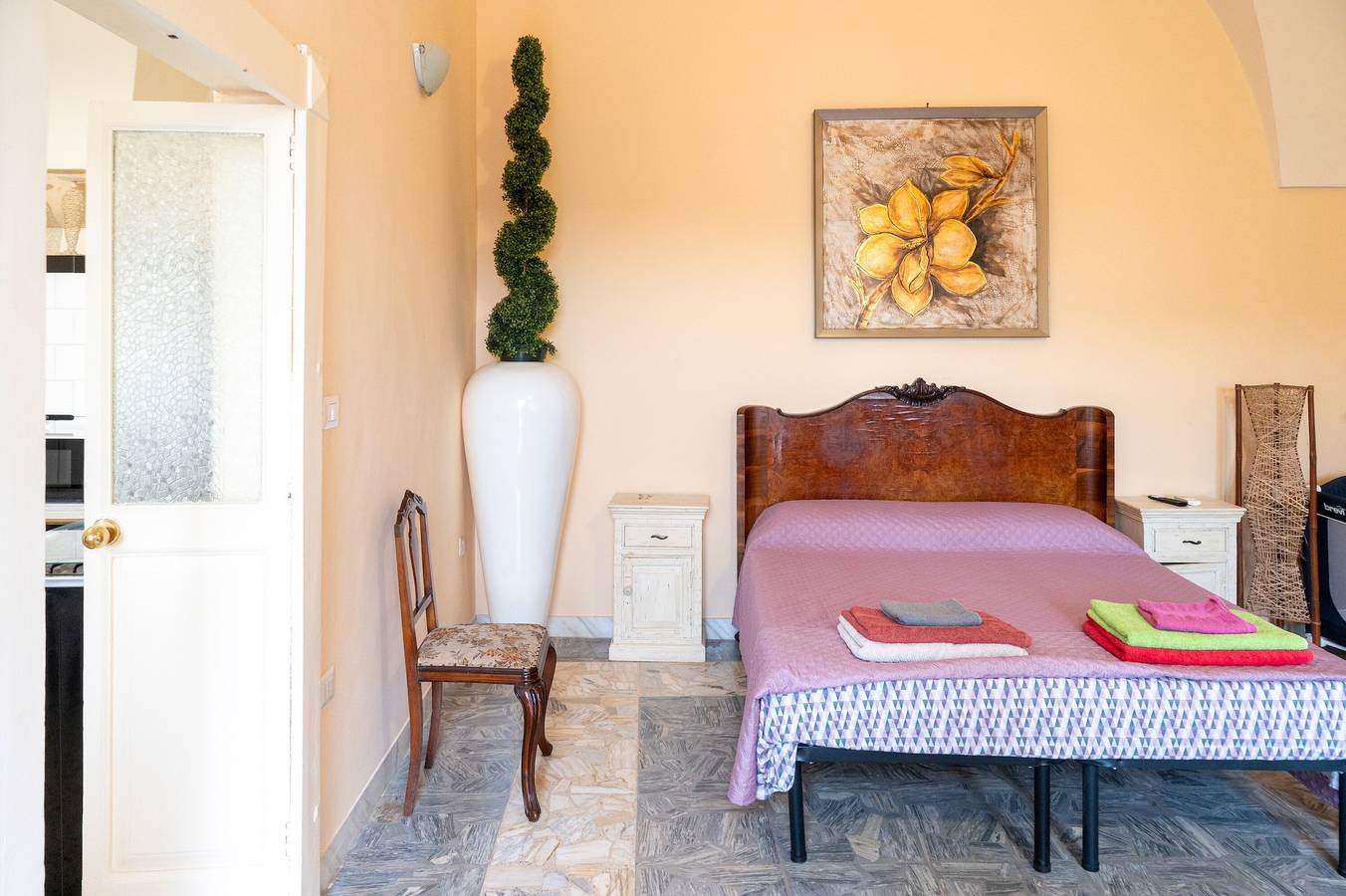 Hel lägenhet, Apartment 'Palazzo Costantini - Gerbera' with Shared Terrace, Wi-Fi and Air Conditioning in San Donato di Lecce, Lecce-provinsen