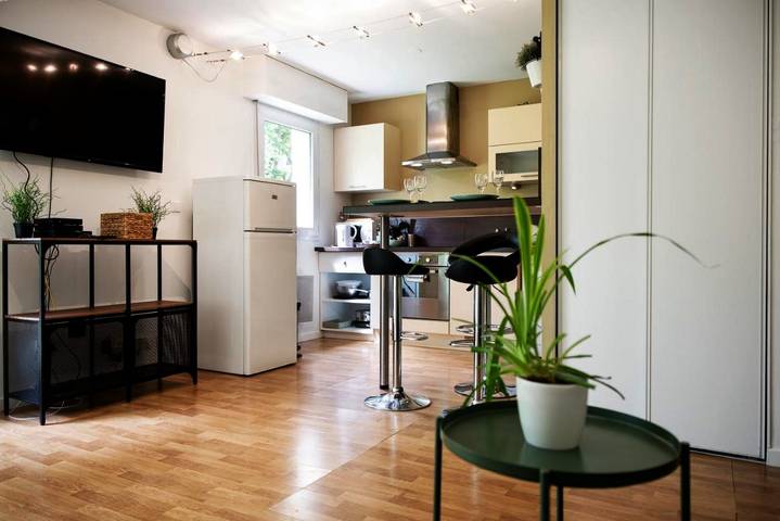 Gîte pour 4 personnes, avec jardin et vue à Saint-Grégoire