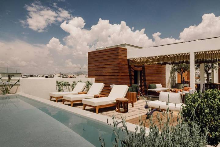 Hotel per 2 persone, con piscina e giardino nonché panorama, adatto a famiglie con bambini - 1