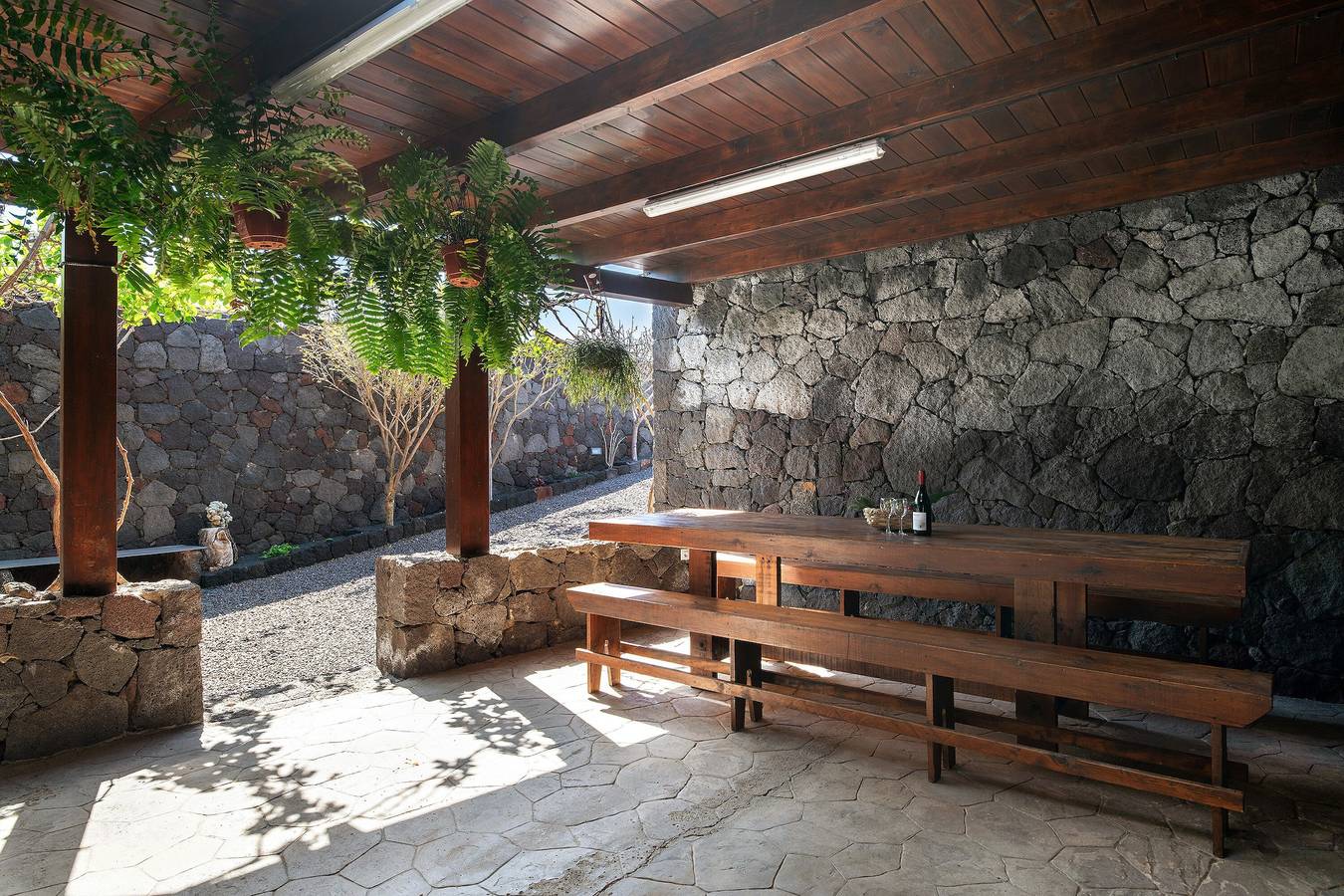 Landhaus 'Finca El Refugio' mit Bergblick, privater Terrasse und Wlan in Teguise, Lanzarote