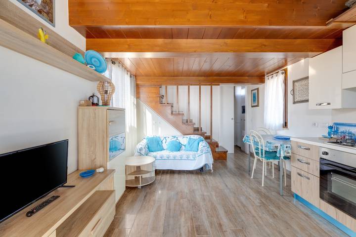 Villa für 3 Personen, mit Garten