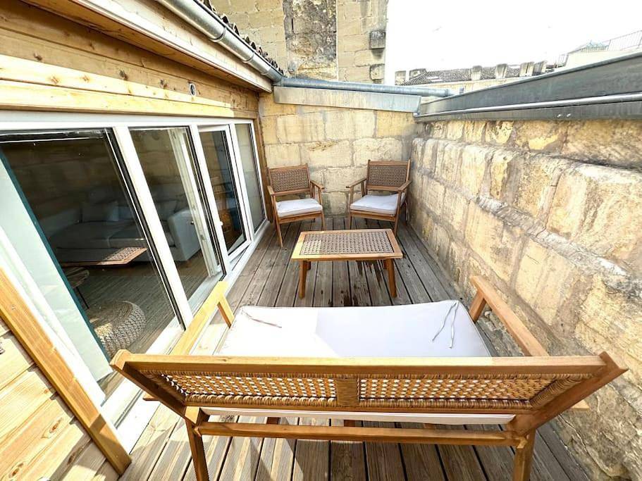 Appartement entier, 5- Hypercentre - 4pers - clim - terrasse - Netflix in Libourne, Région de Libourne