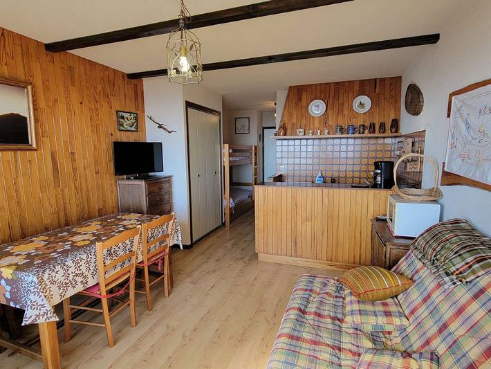 Estudio entero, Estudio 4 pers - Esquí/Senderismo a pie - Balcón Sur in Saint-Michel-de-Chaillol, Parque Nacional de los Ecrins