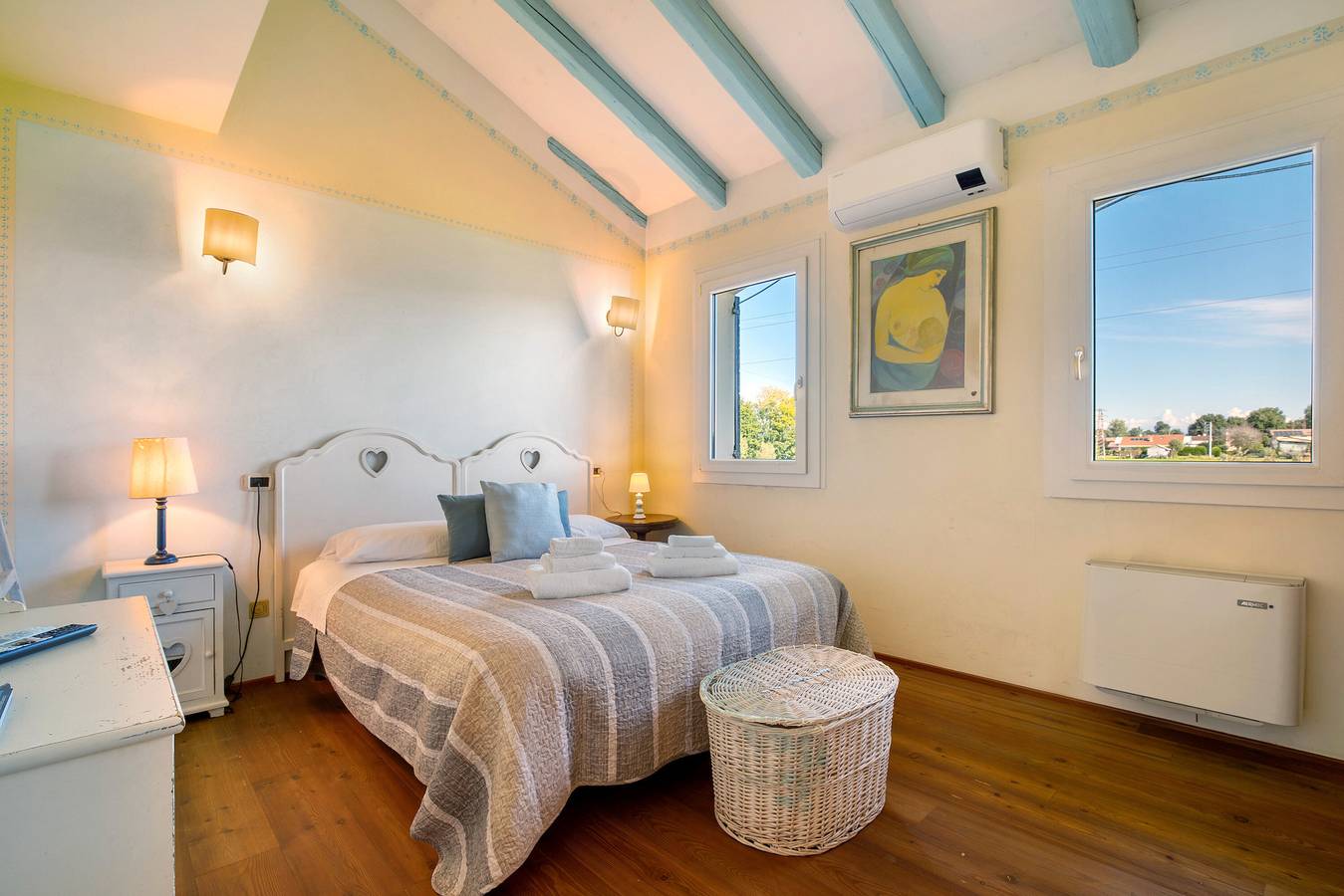 Habitación 'Azzurra' con Jardín Compartido, Wi-Fi y Aire Acondicionado in Mirano, Provincia de Venezia