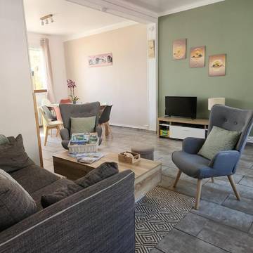 Gîte pour 6 personnes, avec jardin, animaux acceptés à Lessay