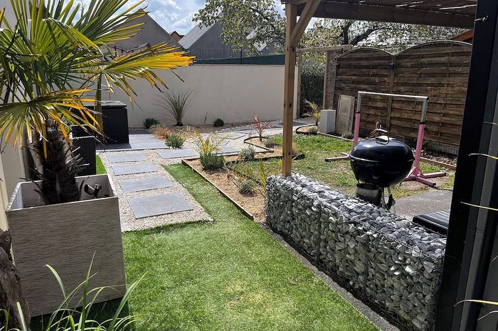 Appartement de vacances pour 7 personnes, avec Terrasse et Jardin