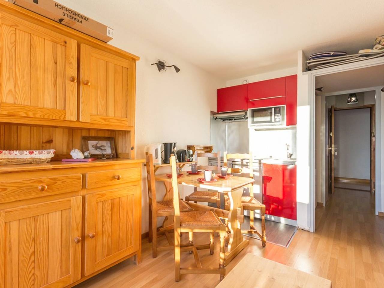 Studio entier, Studio lumineux près des pistes avec balcon in La Rosière, Montvalezan