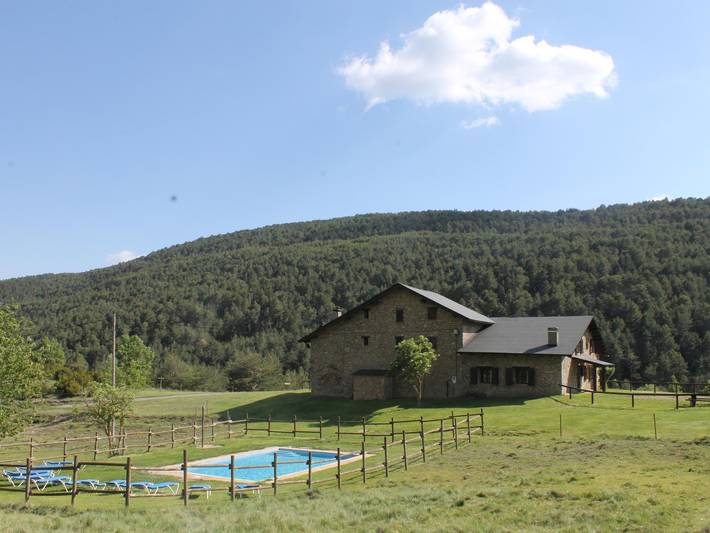 Casa rural para 7 personas, con terraza además de jardín y piscina en Provincia de Lleida - 4