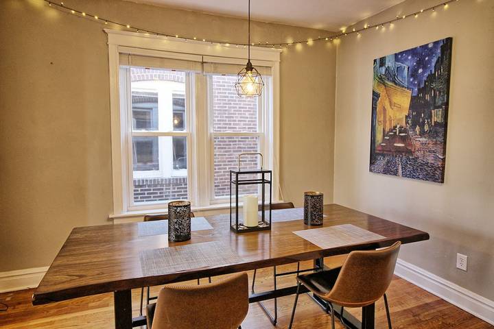 Apartment for 4 people, with yard and balcony, with pets in St. Louis