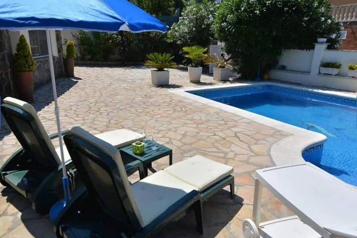 Ferienhaus für 6 Personen, mit Balkon und Garten, mit Haustier