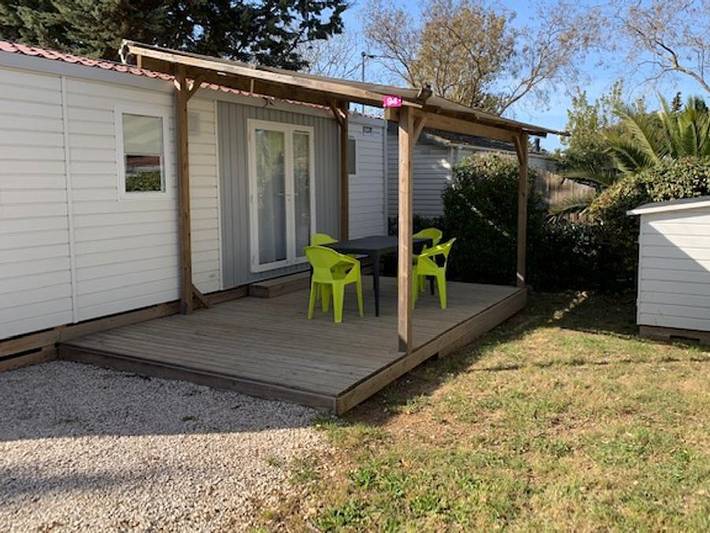 Camping Le Mas des Lavandes - Mobilheim 6 personen - Premium D in Sérignan, Mittelmeerküste (Frankreich)