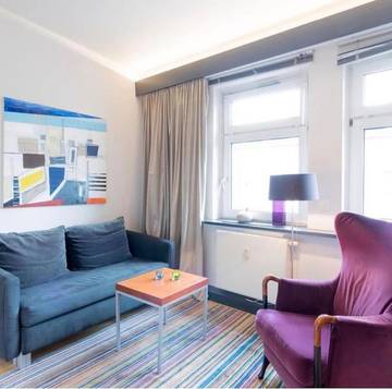 Ferienwohnung für 3 Personen, mit Ausblick in St. Georg