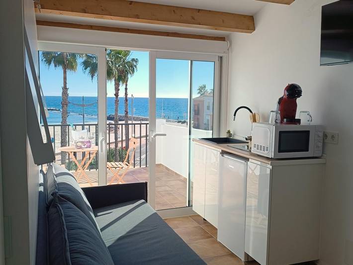 Studio für 2 Personen, mit Meerblick und Balkon/Terrasse