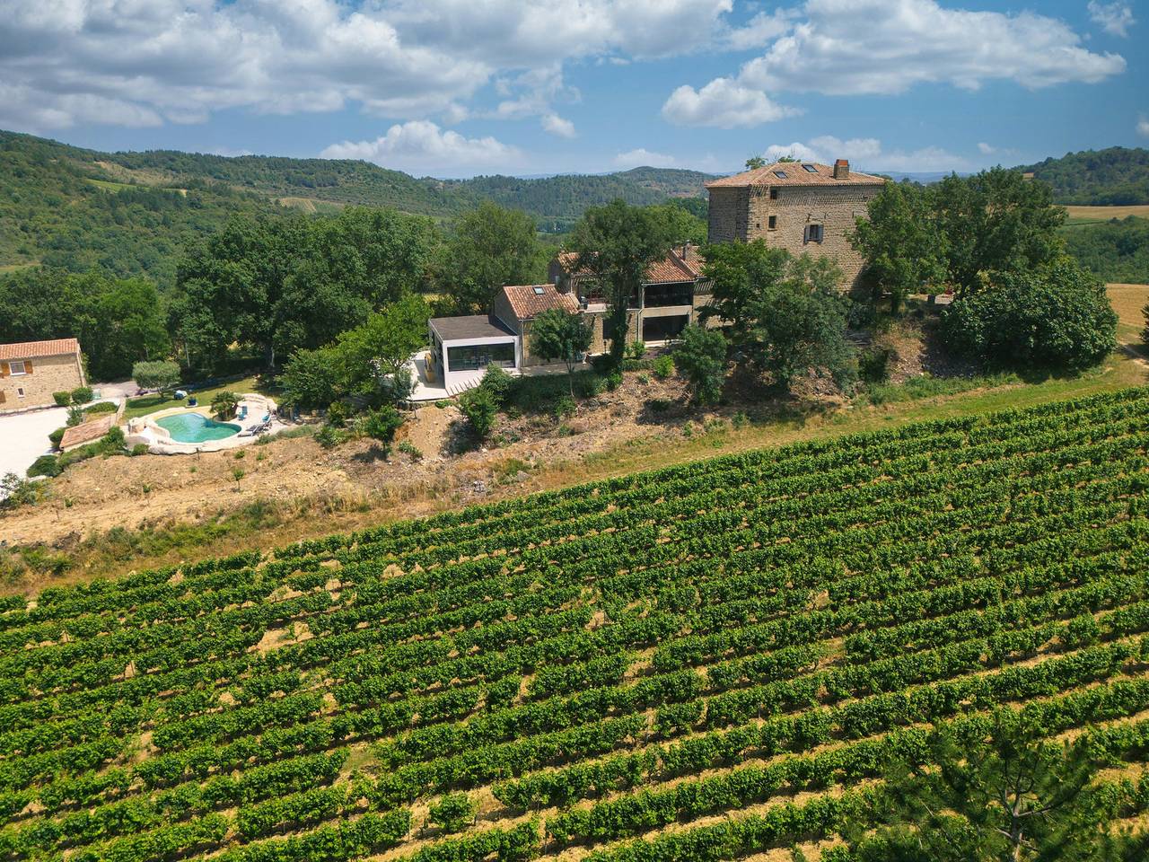 Château cathare du Xiiiᵉ siècle dans l'Aude in Castelreng, Région de Limoux