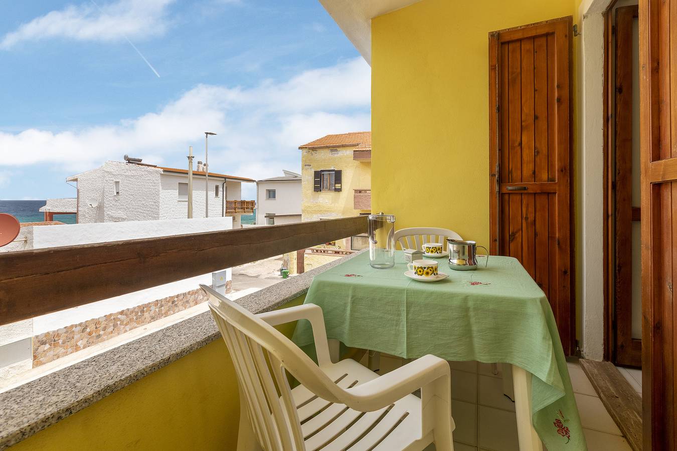 Ganze Wohnung, Ferienwohnung 'Brezza Marina 1' mit Balkon in Lu Bagnu, Castelsardo