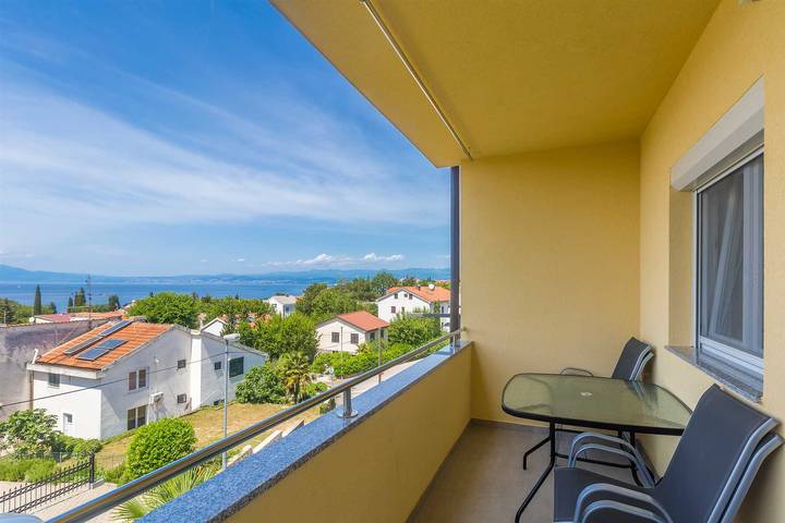 Studio dla 3 osób, z Balkon w Njivice