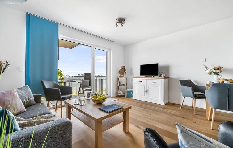 Ganze Ferienwohnung, Apartment mit Meerblick, Terrasse und Parkplatz, 1 km zum Strand in Olpenitz, Kappeln