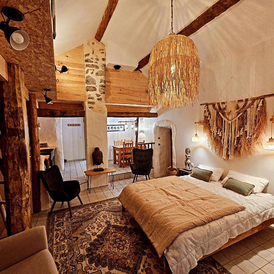 Double Room with Mountain View in Le Caire, Région de Forcalquier