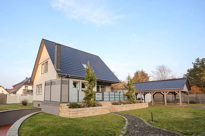 Ferienhaus für 4 Personen, mit Garten und Terrasse sowie Whirlpool, mit Haustier - 1