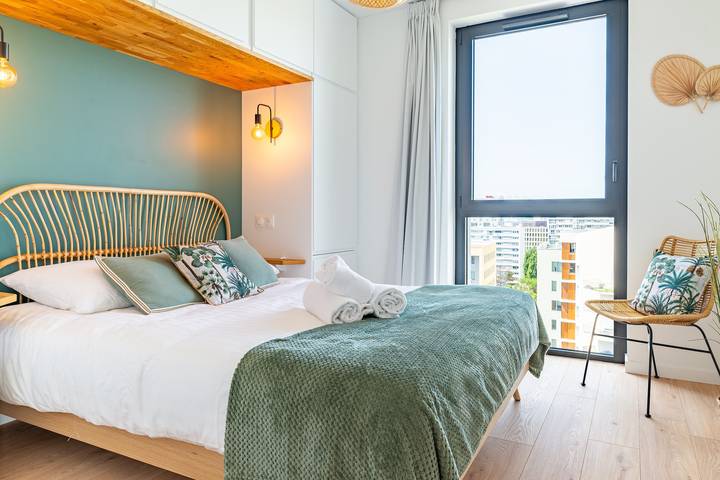 Appartement entier, Loire Enchantée – Vue imprenable et confort au cœur de l’île de Nantes in Nantes, Région de Nantes