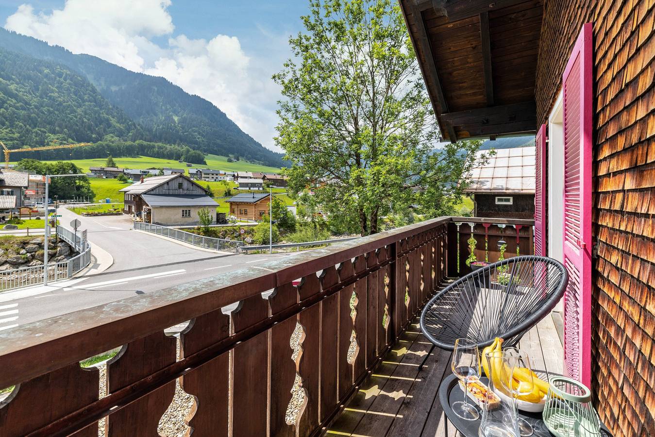 Ganze Wohnung, Apartment „Wälderblick“ mit Bergblick, Gemeinschaftsterrasse und Wlan in Au, Bregenzerwald