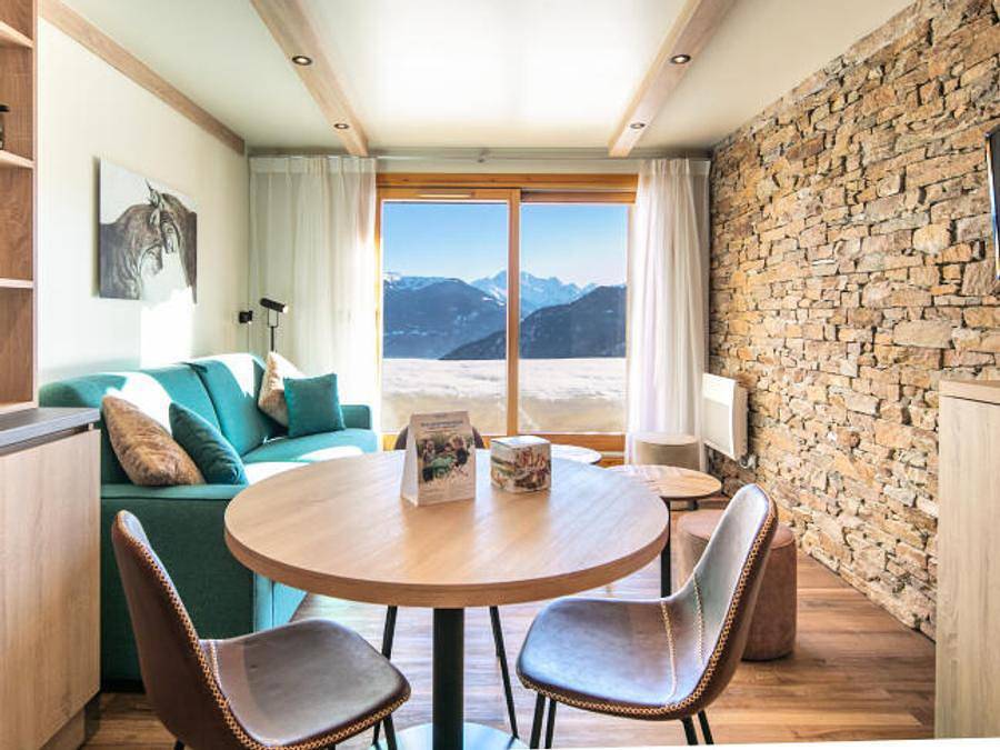 Résidence La Duit - Estudio 3 personas - Con terraza y tumbonas in Doucy, La Léchère