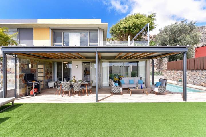 Casa rural para 10 personas, con terraza además de piscina y jardín en Salobre - 3