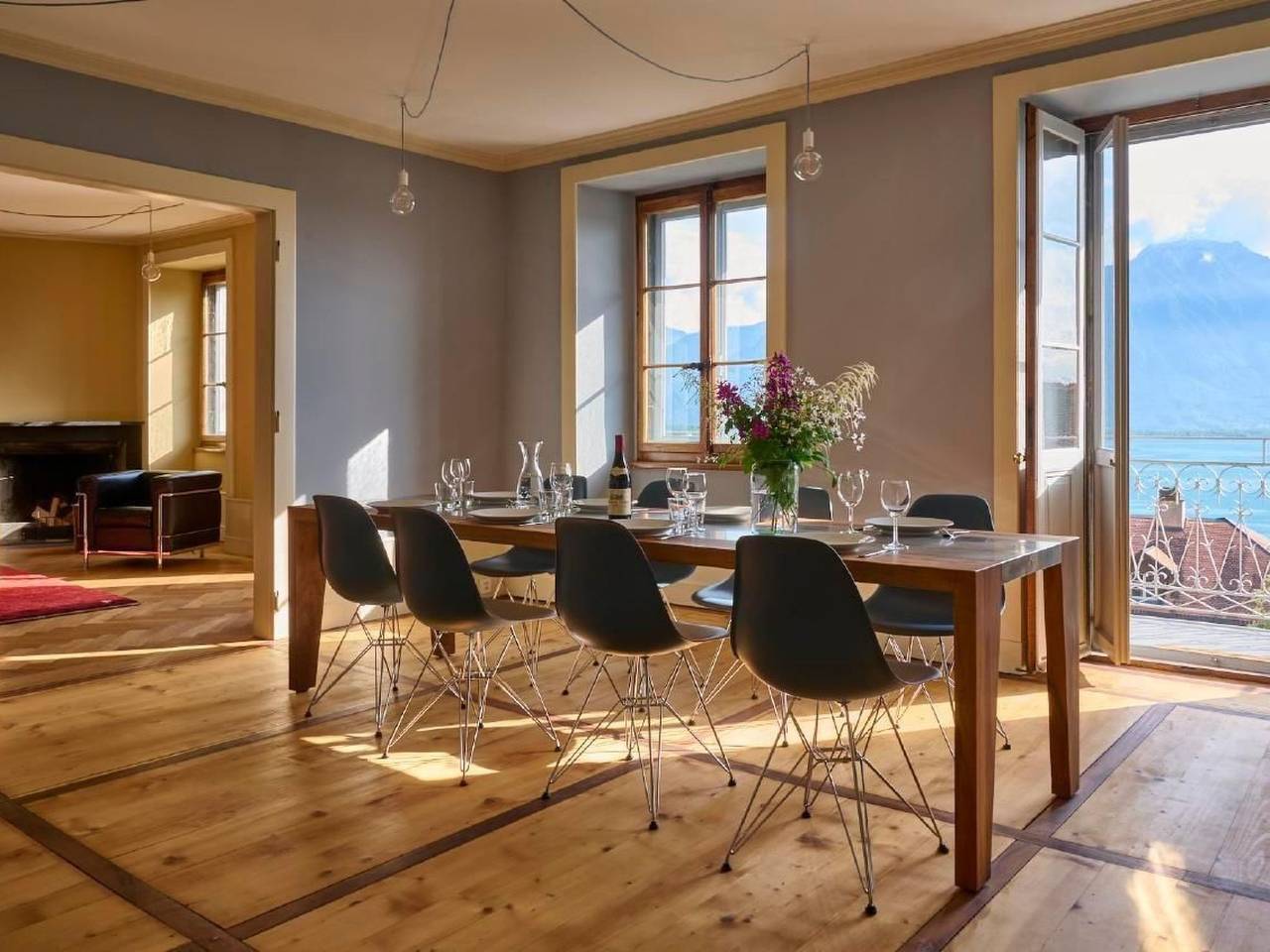 Apartamento entero, Les Platanes in Veytaux, Lago Lemán