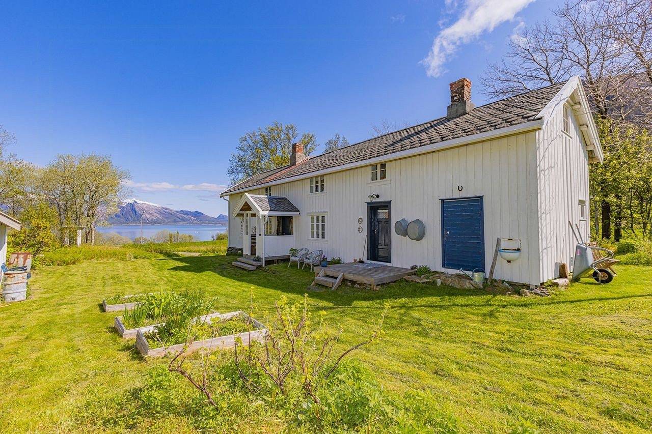 Historisk Nordlandshus i Steigen in Steigen