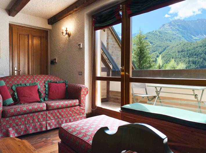Gîte pour 5 personnes, avec Balcon et Vue à Temù