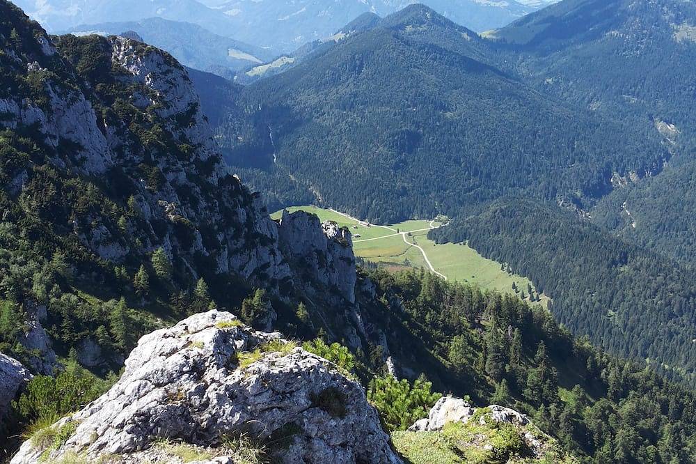 Zirbenholz Ferienhaus mit Sauna, großer Terrasse und eingezäuntem Garten in Aschau im Chiemgau, Bayerische Alpen