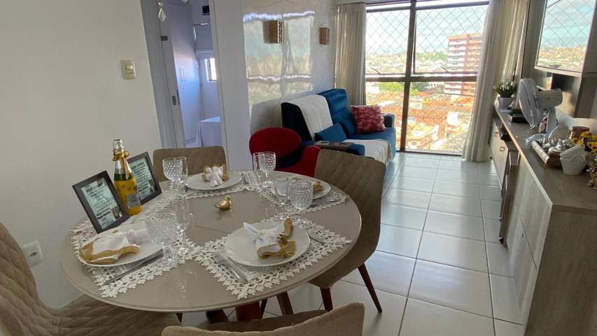 Casas e apartamentos de temporada para 6 pessoas, com piscina e vista e ainda piscina infantil, com animais de estimação em Pajuçara