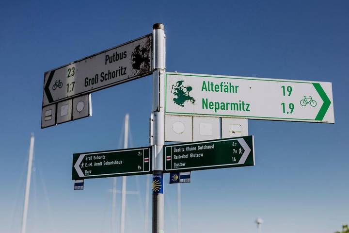 Ferienwohnung für 4 Personen, mit Garten und Ausblick sowie Seeblick, mit Haustier in Poseritz - 4