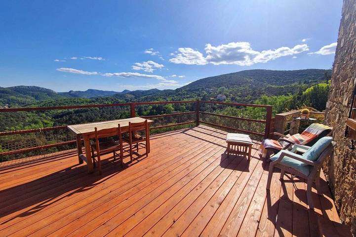 Maison de vacances pour 11 personnes, avec Terrasse et Jardin à Saint-Sébastien-d'Aigrefeuille