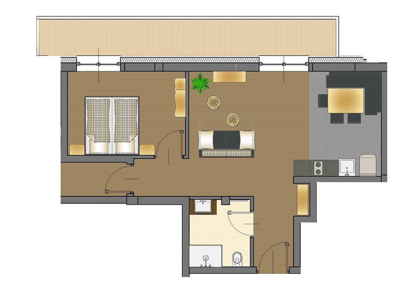 Ganze Wohnung, Schartneralm Lodge Lärche in Klobenstein, Ritten