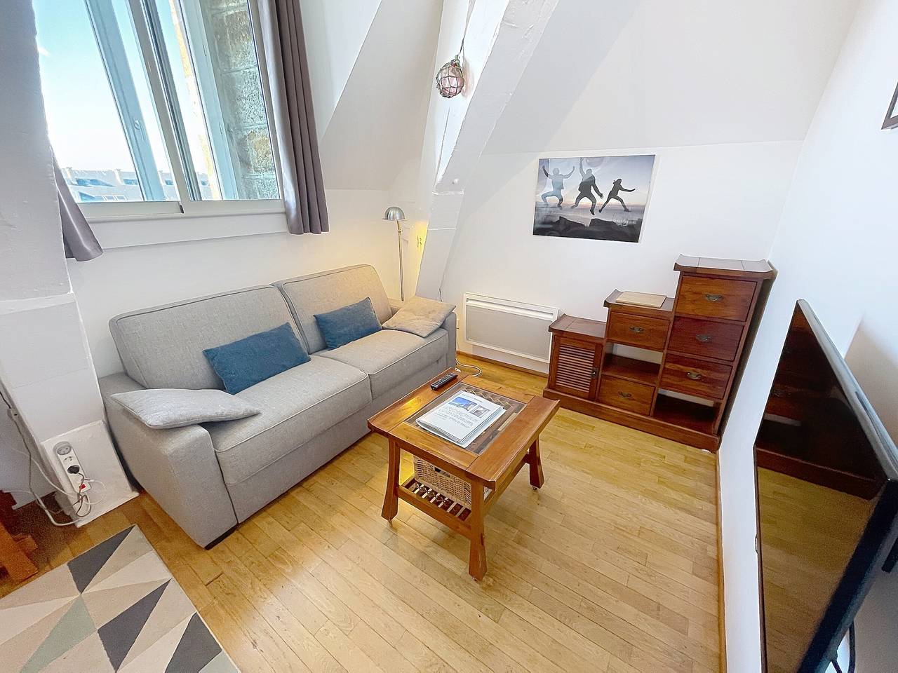 Ganze Wohnung, Gemütliche Wohnung, 200m Strand, privater Parkplatz, Wifi in Granville, Côte de la Déroute