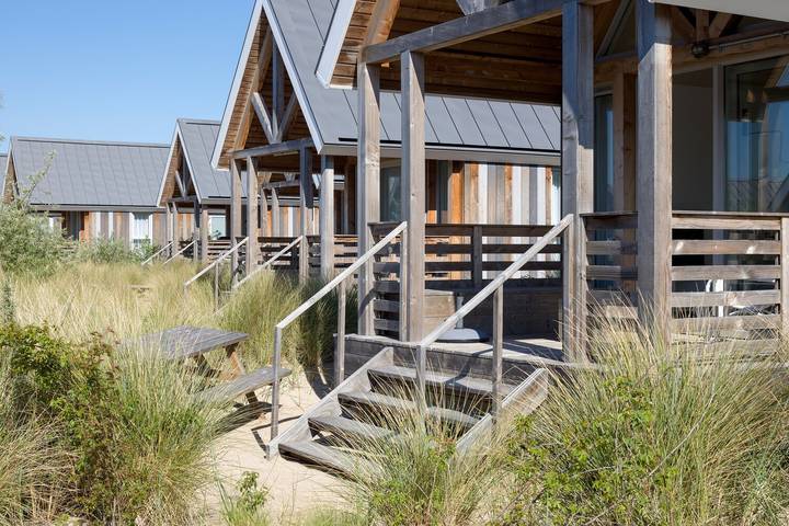 Chalet für 4 Personen, mit Balkon/Terrasse und Terrasse in Zeeland - 2