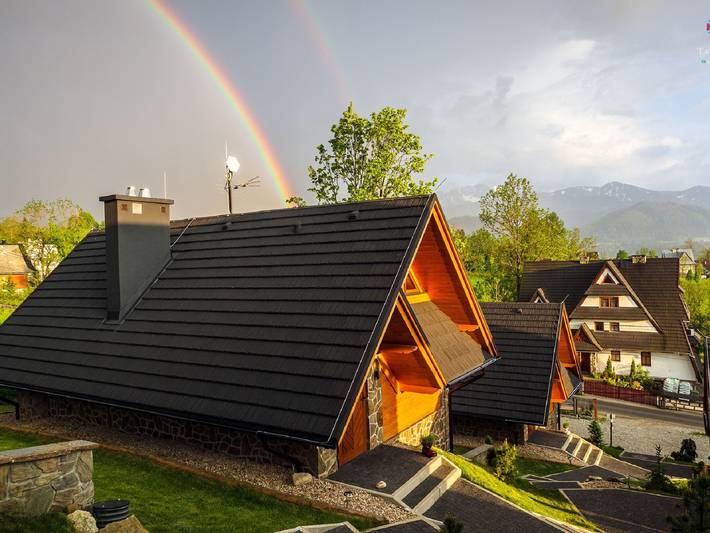 Ferienhaus für 6 Personen, mit Balkon und Terrasse sowie Garten