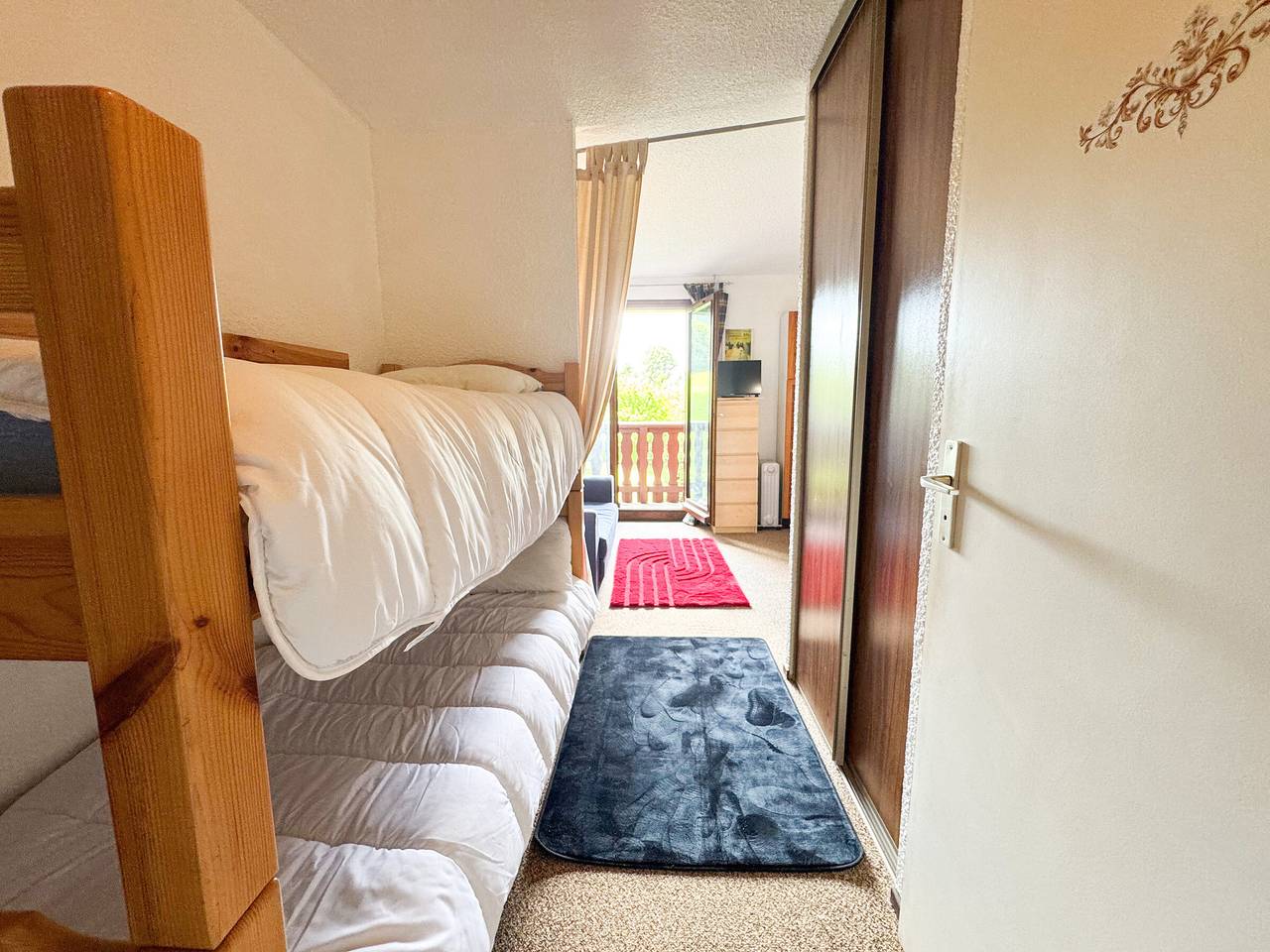 Ganzes Studio, Ski-in Apartment in Bernex mit Balkon und Parkplatz in Bernex, Thonon-les-Bains und Umgebung