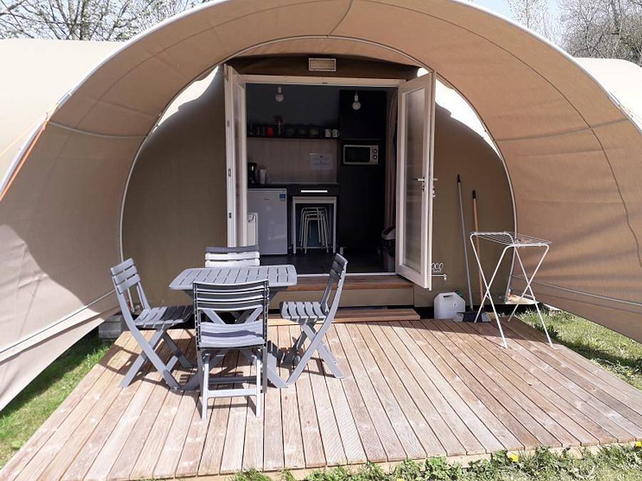 Camping Les Peupliers - Bungalow toilé 4 personnes - Coco Sweet in Pouldreuzic, Côte de Cornouaille