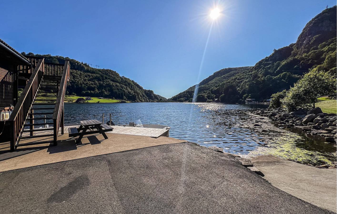 Casa de vacaciones para 6 personas con terraza in Farsund
