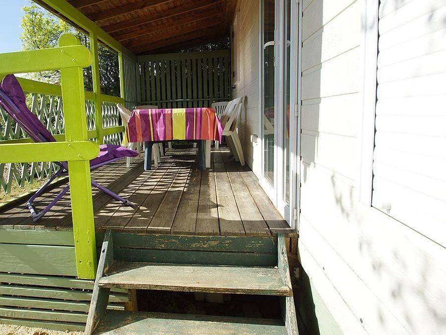 Camping l'Oasis Des Garrigues - Chalet 6 personas - Mimosa 31m² - 2 habitaciones in Vogüé, Ardèche