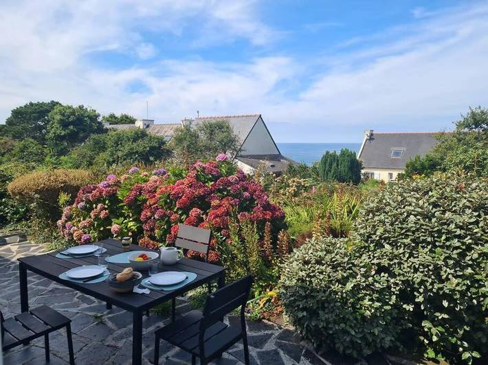 Maison de vacances pour 8 personnes, avec vue et jardin