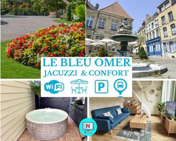 Gîte pour 5 personnes, avec terrasse et jacuzzi à Saint-Omer