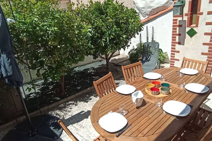 Maison de vacances pour 6 personnes, avec balcon à Sainte-Marie-la-Mer