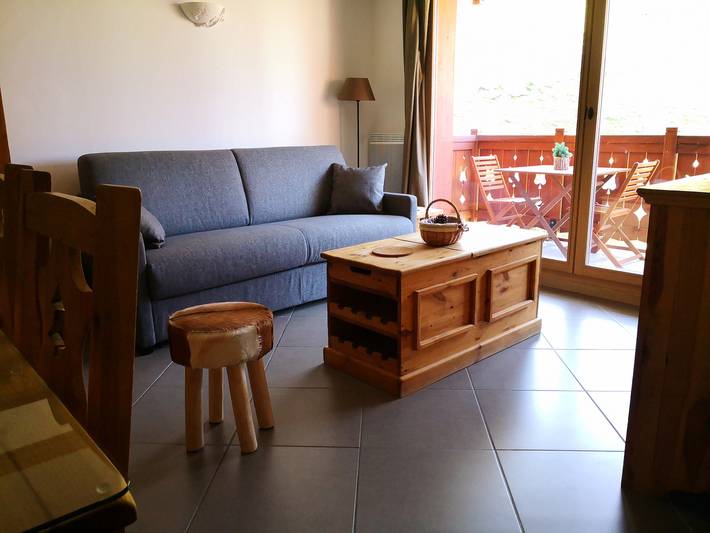 Gîte pour 4 personnes, avec Balcon dans Le Pleynet Les Sept Laux - 4