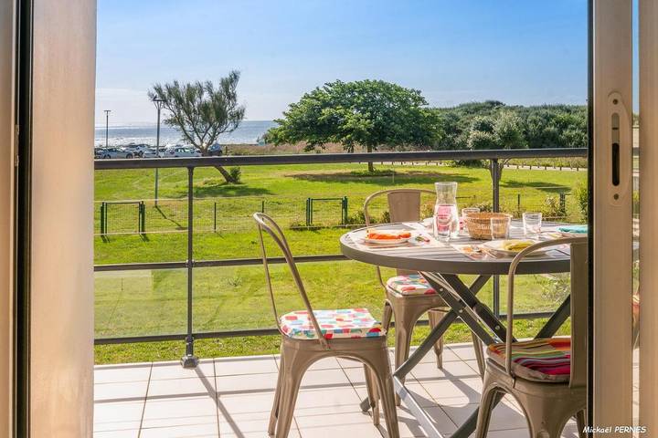 Appartement de vacances pour 4 personnes, avec Balcon ainsi que Terrasse et Vue