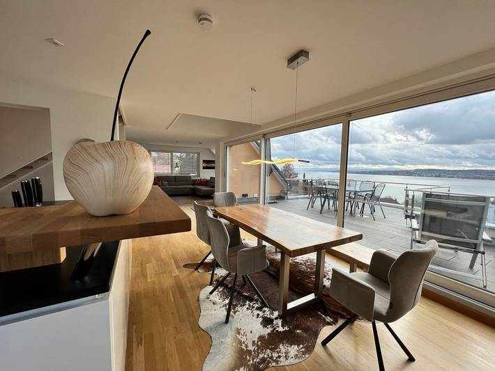 Ferienwohnung für 6 Personen, mit Terrasse und Seeblick sowie Ausblick und Balkon/Terrasse in Überlingen - 4