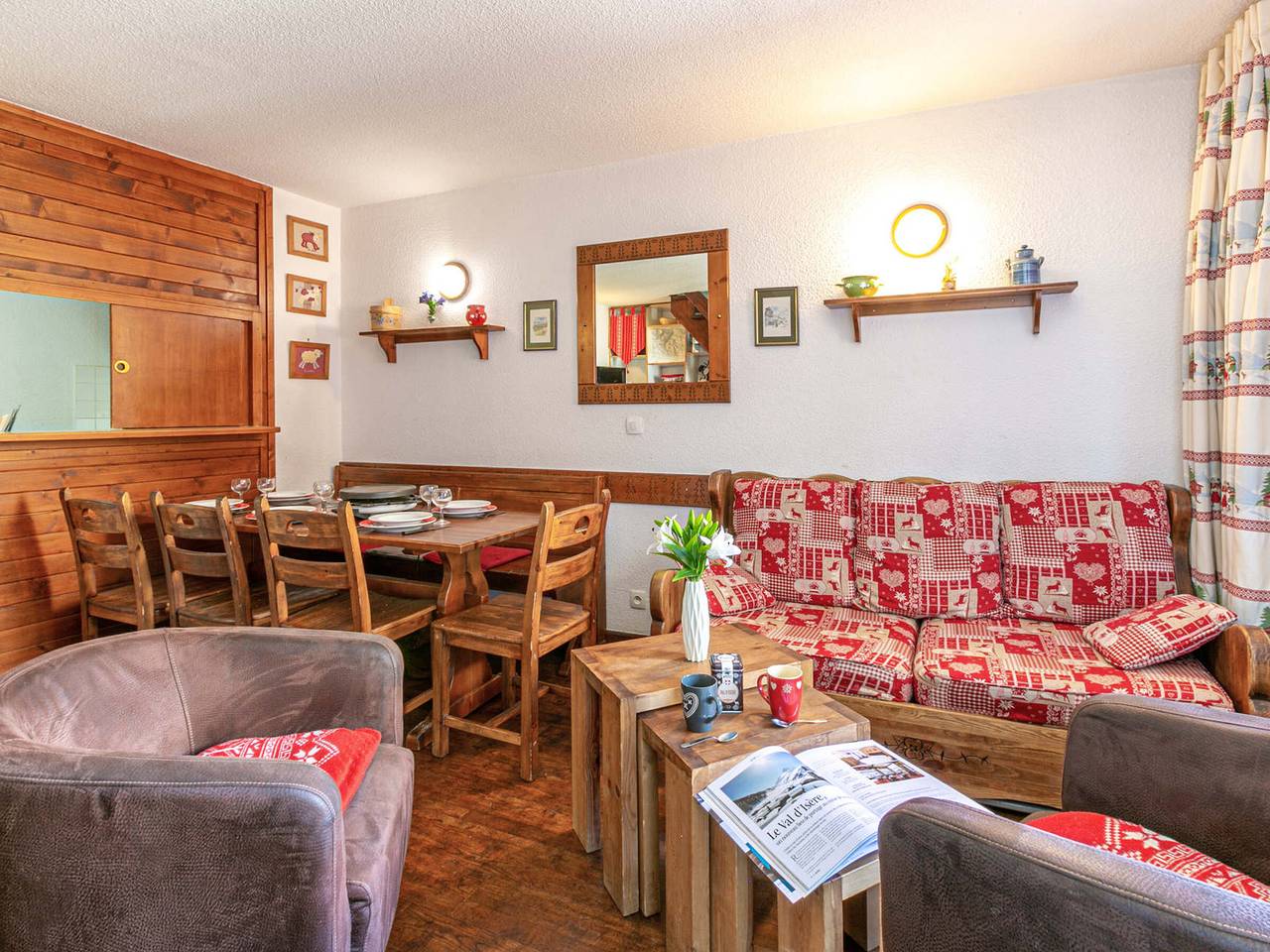 Appartement De Vacances pour 6 Personnes dans Val-d'Isère, Espace Killy